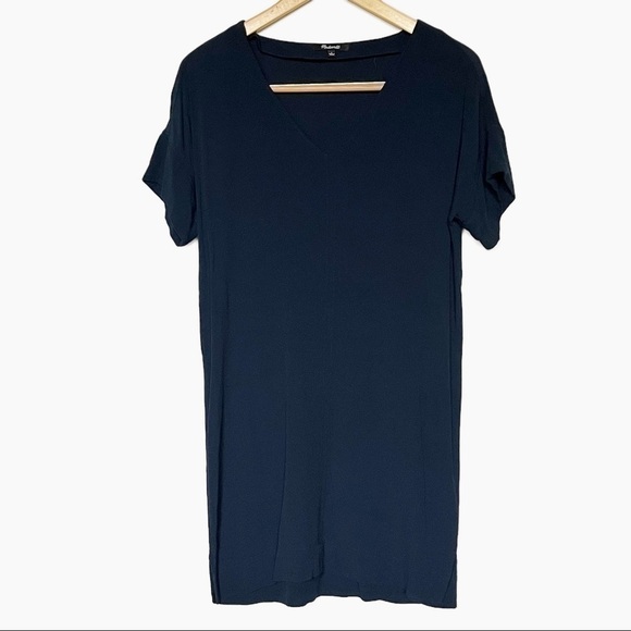 𝅺MADEWELL Novel V-Neck Shift Dress Size Small - Picture 3 of 11